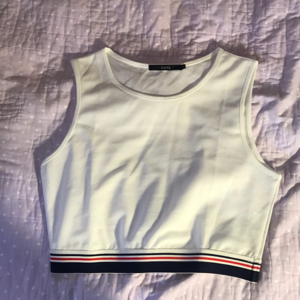 white tanktop